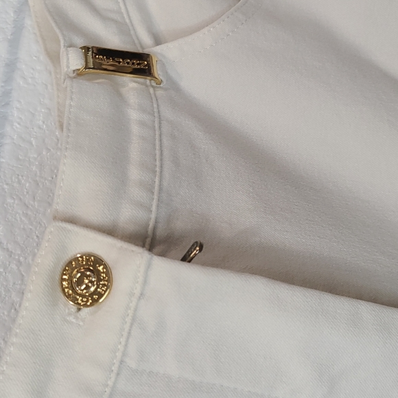 Vintage St. John Sport by Marie Gray white jeans size 4 - Picture 3 of 12